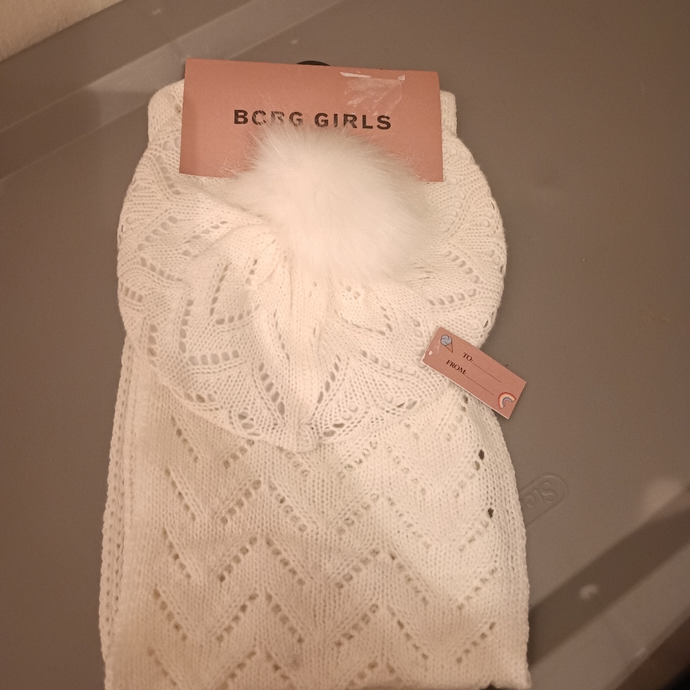 BCBG Girls Hat and Scarf Set